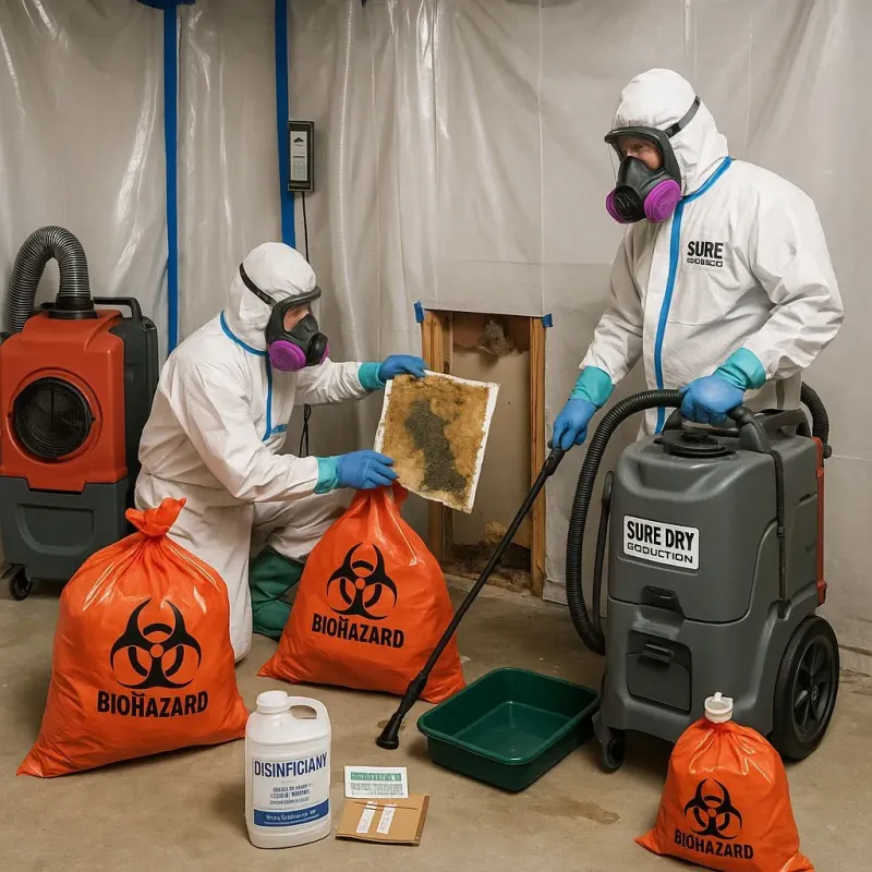 Contaminated Water Handling Protocols process in Toast, NC