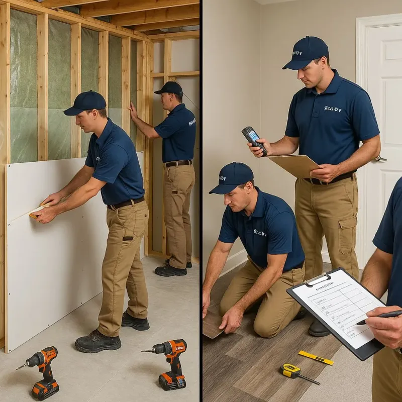 Repairs and Reconstruction process in Toast, NC