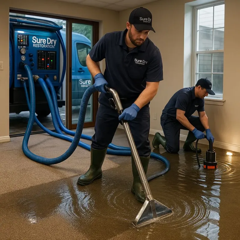 Water Extraction and Removal process in Toast, NC
